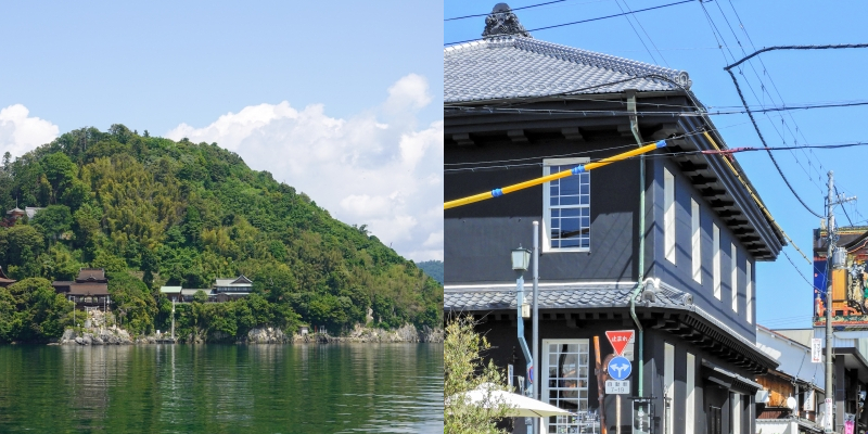 竹生島と蔵造の街